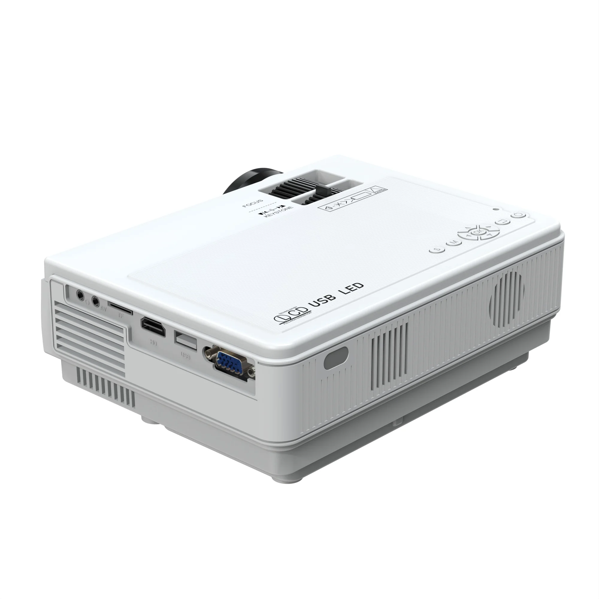 Amazon TOP LCD Projector Portable Mini Smart Pocket Mirror Screen Wireless Projector