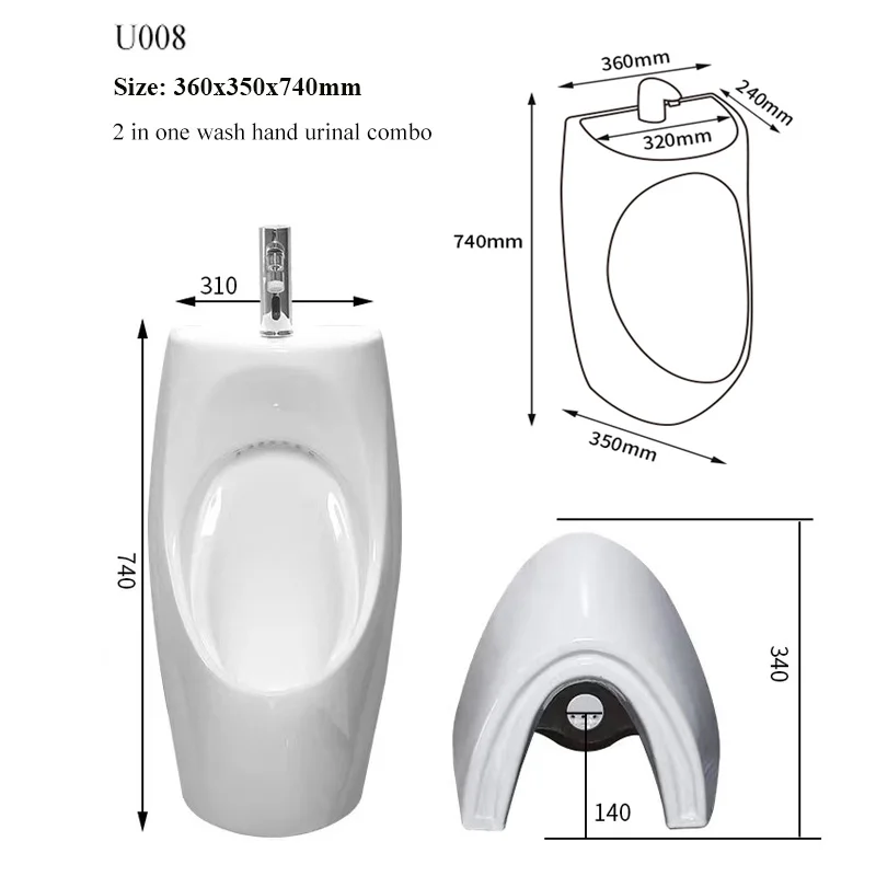 Sink Urinal In One Men Toilet Sink Urination Salon Metro Sanitary Urine ...