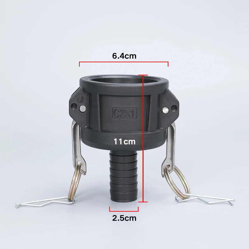 
Thicken Plastic Quick Coupling Camlock Connector 1 Inch Hose IBC Tank Valve Fittings Garden Tool 