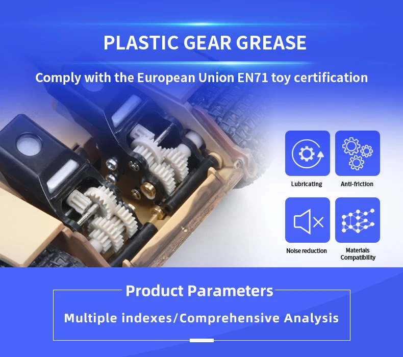 High Temperature Multi Purpose Nigi 2 Lithium Grease Plastic Gear