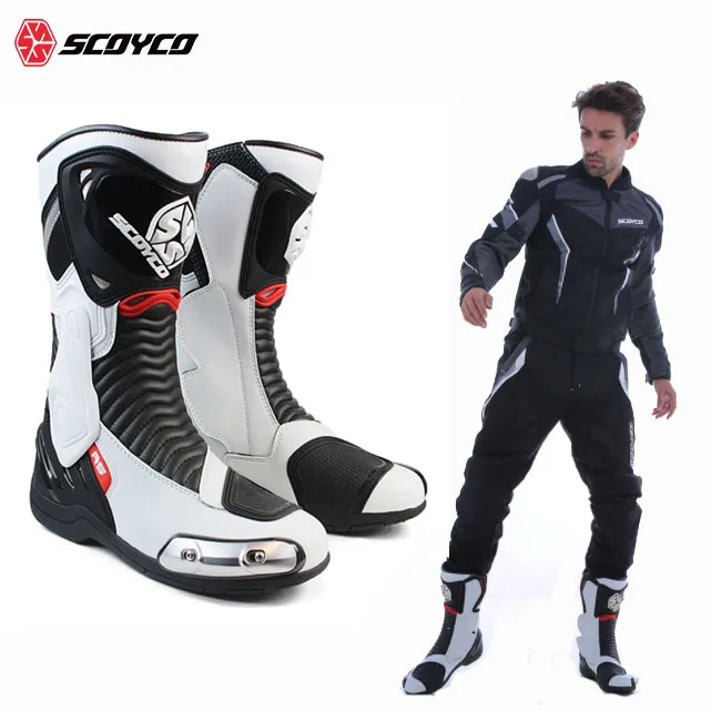 Mua Scoyco Motorcycle Boots Botas Moto Microfiber Leather Motocross  Off-Road Racing Boots Motorbike Riding Shoes Men Moto Boots trên Amazon Mỹ  chính hãng 2023 | Giaonhan247