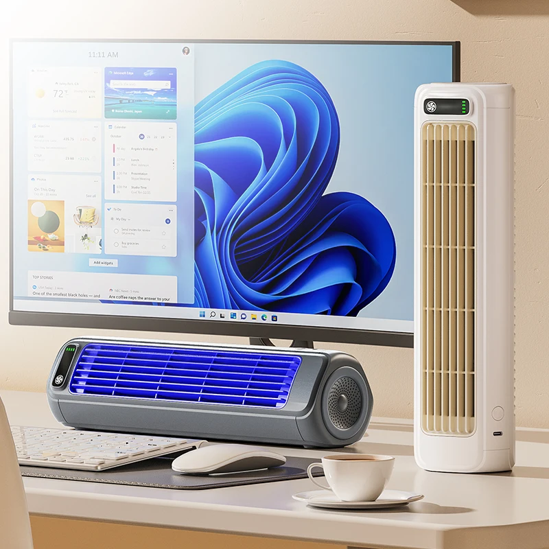 Factory USB Powered Desktop Fan with 3 Speeds Strong Airflow Work Quiet Portable Air Cooler Ace Fan for Desktop Office Bedroom