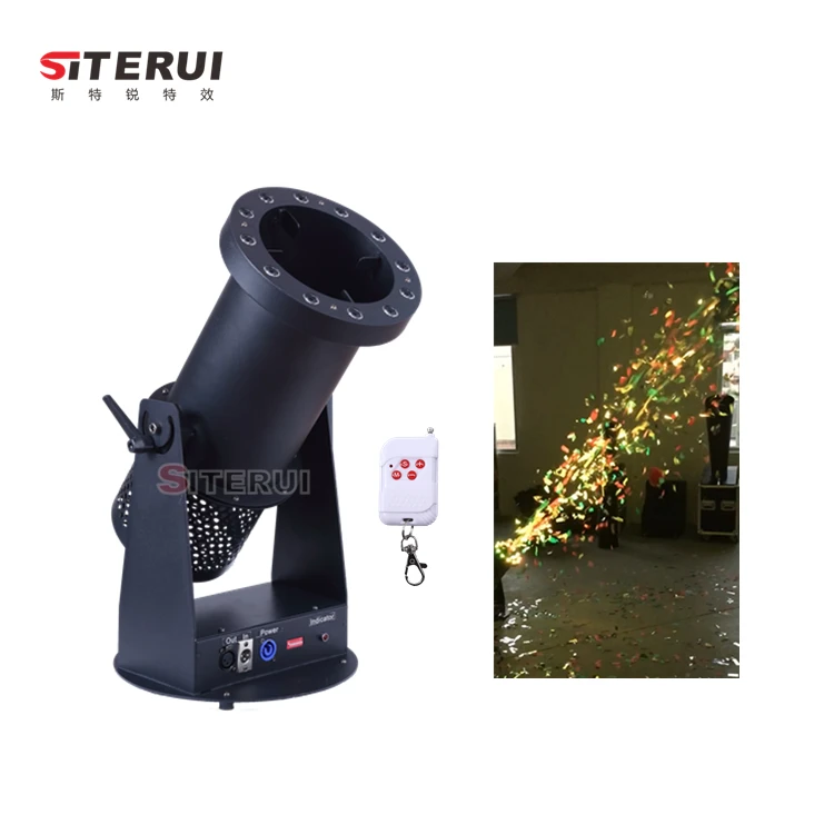 Siterui Led Electric Sparkler Confetti Blower Machine Confetti Cannon