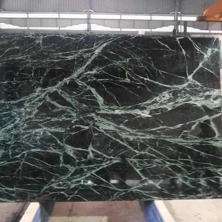 product polishing green  emerald luminous spider green marble slab green marble tile dark green marble wall and floor tile-3