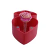 Caja roja - rosa melocotón rosado