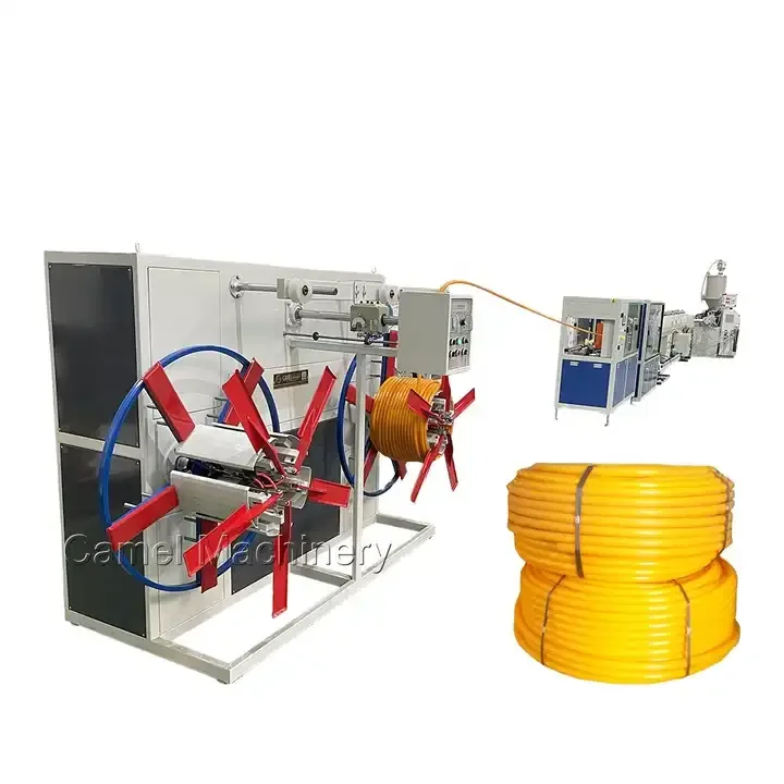 PE Electric Conduit Pipe Making Machine /Plastic Orange Threading Conduit Tube Making Machine