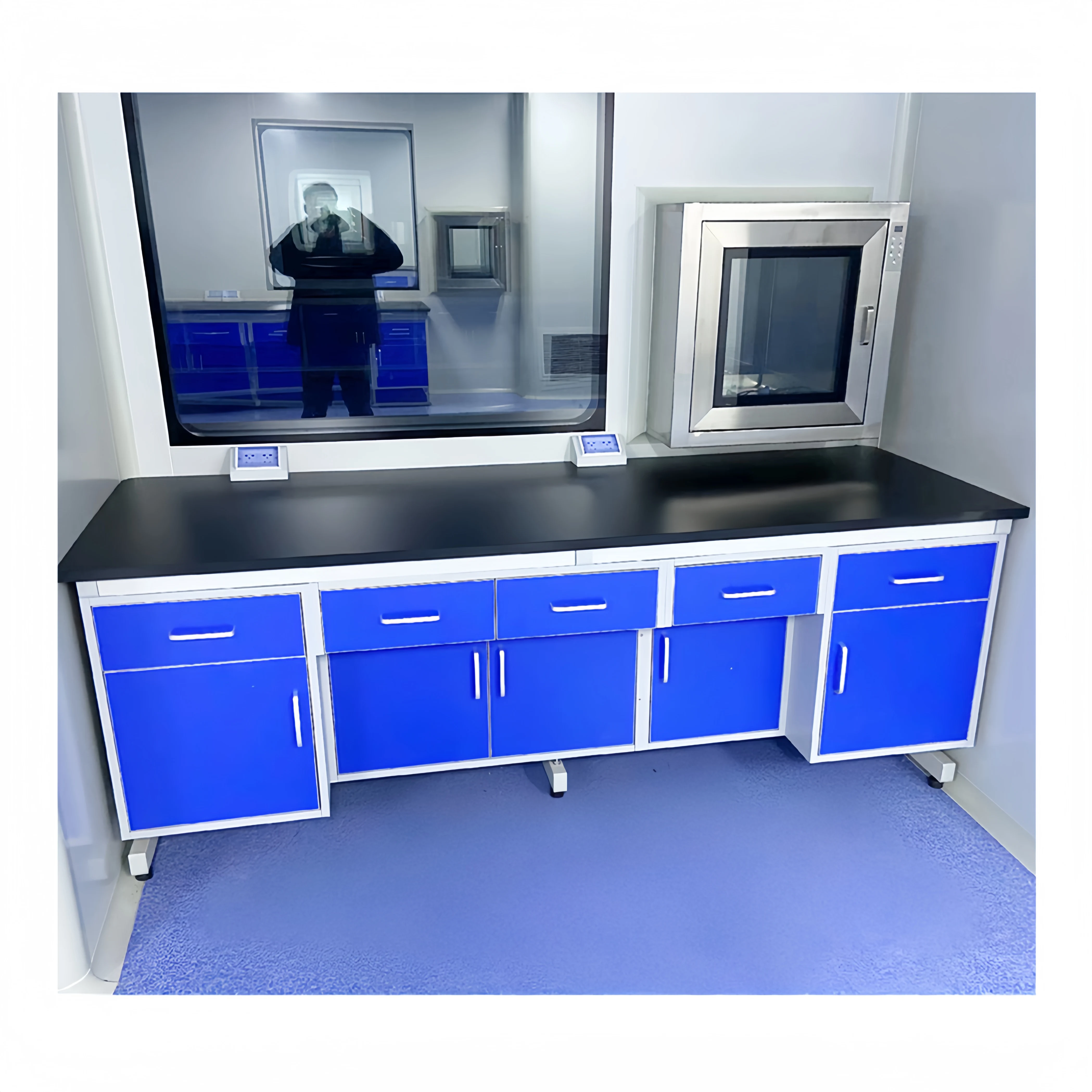 Medical Lab Workstations Steel Laboratory Furniture with Epoxy Resin ...