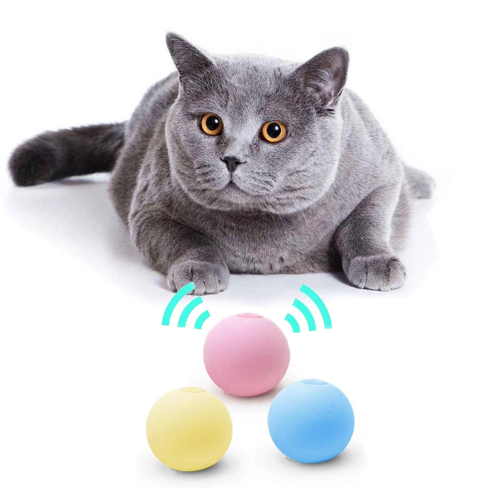 smart cat toys interactive ball