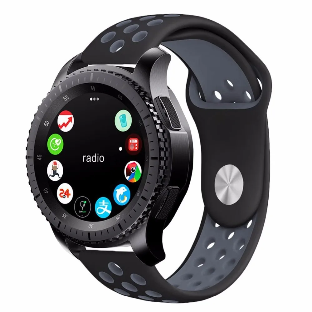 For Nike Mesh Silicone Bracelet Strap Bandためsamsung Galaxy Watch Active 2 3  Gear Sport S2 Classic S3 40 41 42 44 45 46ミリメートル - Buy  ナイキ用時計バンド、サムスンウォッチ用スポーツストラップ、サムスン用ループバンド Product on Alibaba.com