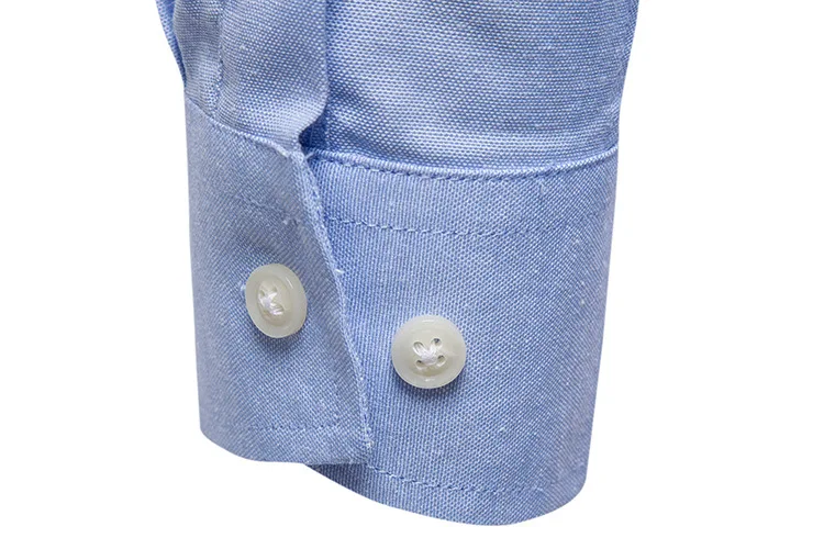 Men's Slim Shirt Long Sleeve Oxford Large Size Casual Summer Button Up Shirt For Men Formal Work Shirts229_voghion.com