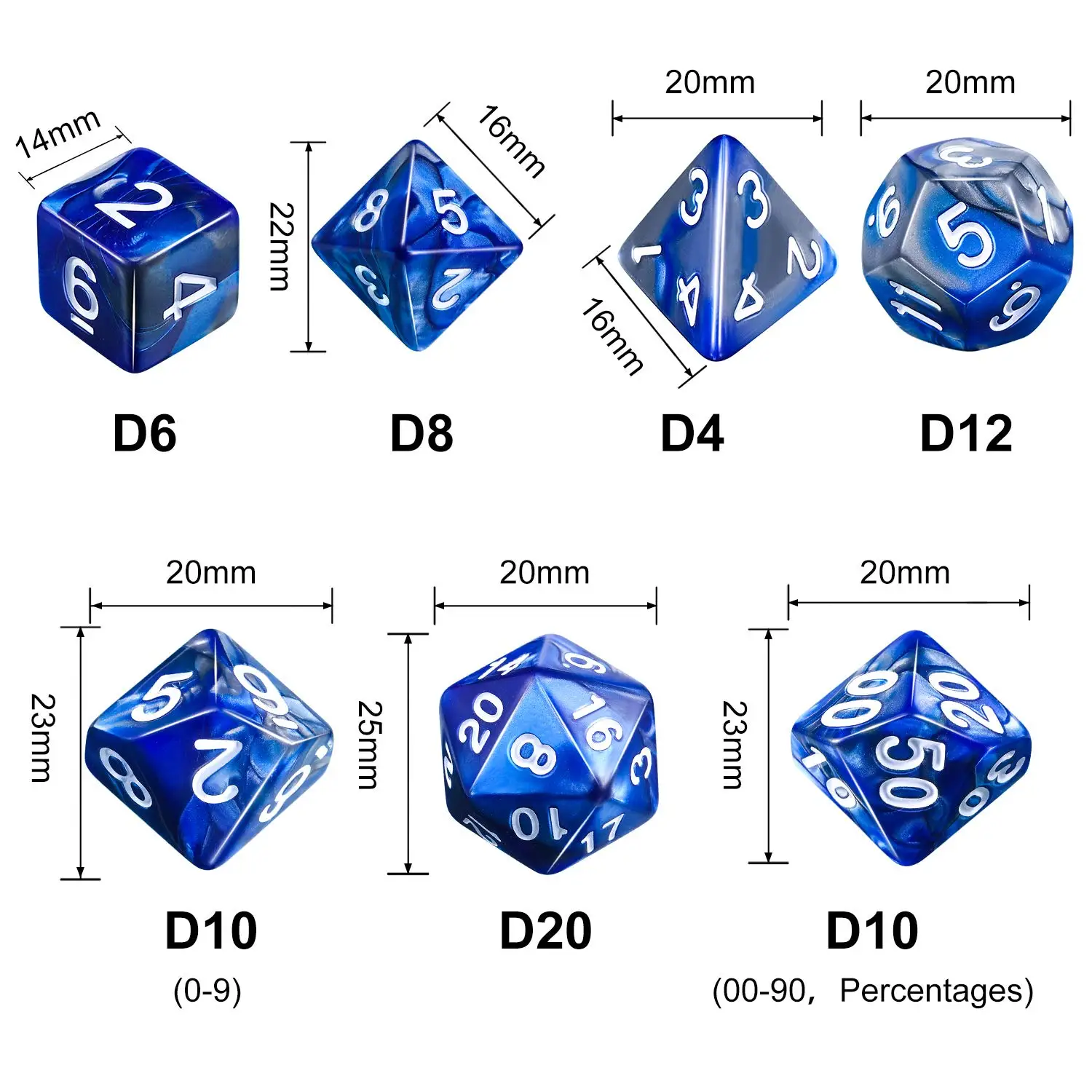 Custom High Quality Dice Of Various Sizes Wholesale With Plastic