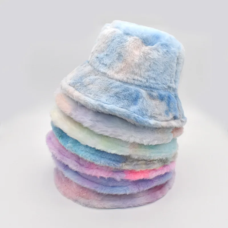 Tie-Dye Print Panama Fisherman Hat Custom Printed Winter 