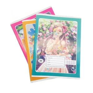 Premium Saddle Stitched Exercise Book with Custom Cover Inner Page Variable Paper Thickness and Sheet Options for OEM Supply