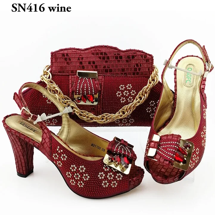 Magenta shoes and matching bag online