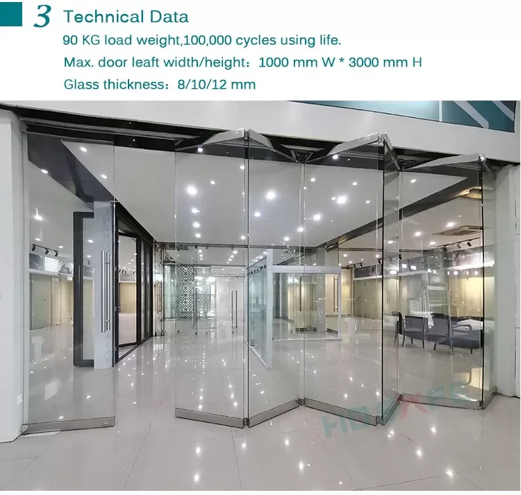 Frameless Sliding Folding Glass Curtain Balcony Partitions Doors Aluminum Stacking Panoramic