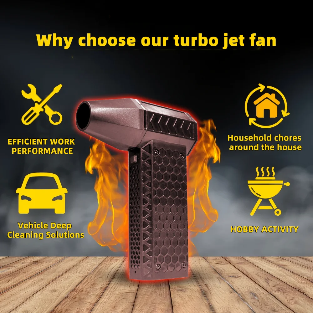 High Qualtity Electric Air Duster Machine MINI Air Duster Mini Compress Air Duster Turbo Fan for BBQ - view 6