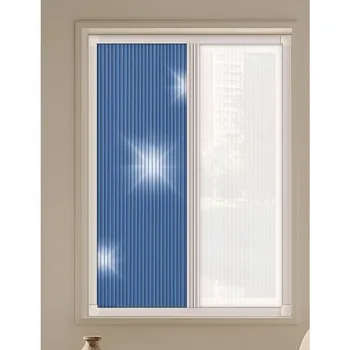 Cordless venetian honeycomb curtain inner window waterproof built-in shielding honeycomb hand supported blinds