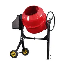 2025 Hot Sales Self-Loading Electric Gasoline Engine Mortar Mixer Small Movable Hand Operate for Concrete and Cement Mixing
