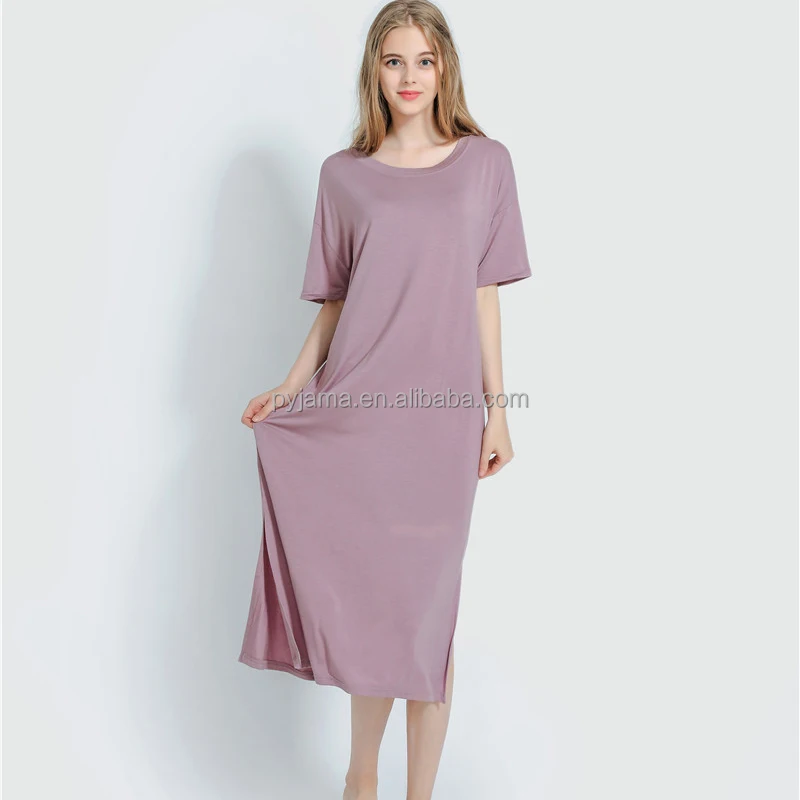 INSIGNIA Ladies Plus Size Jersey Nightdress Nightie Print & Plain 