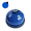 Sapphire blue-black button