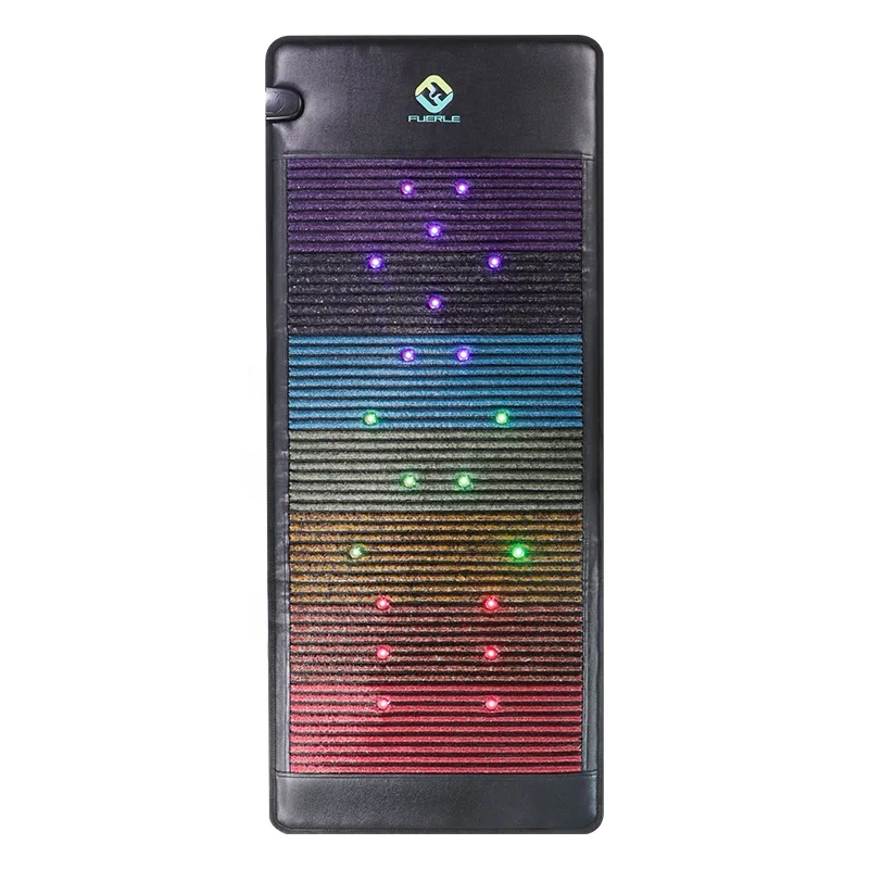 Heat Chakra 7 Gemstone Amethyst Professional Pemf Mat Healing Far Infrared Heating Crystal Mat