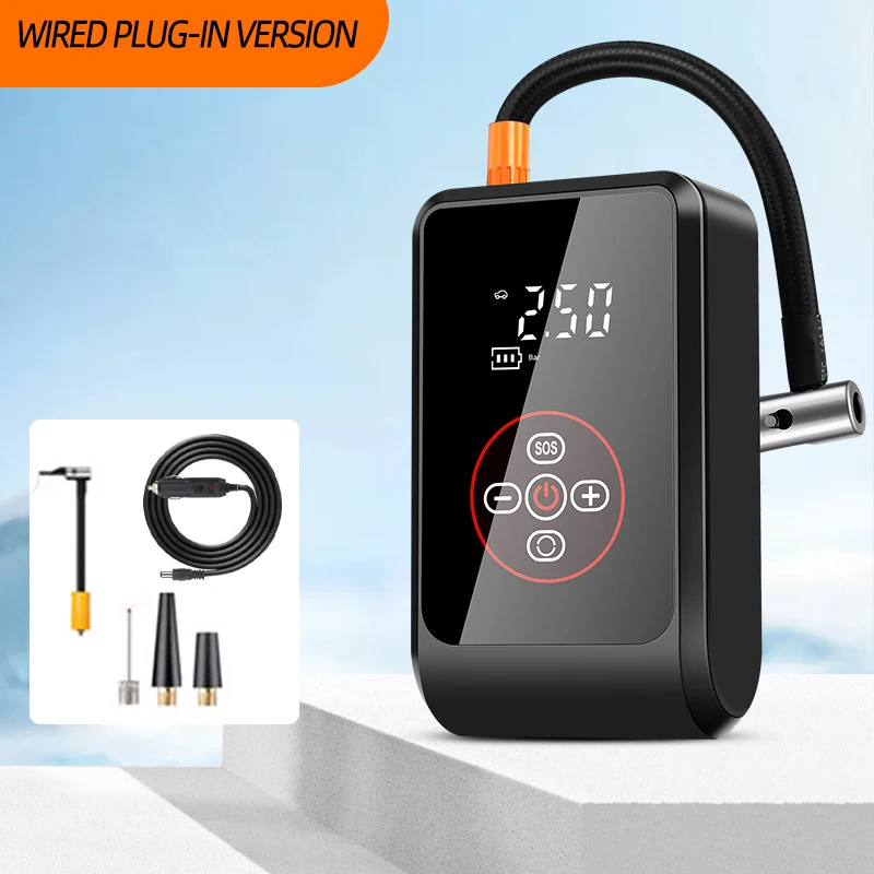 PCMOS Tire Inflators Wireless Car Inflation Pump 150psi Preset Auto Start Stop Basketball Inflation Pump Car Air Pump - view 6