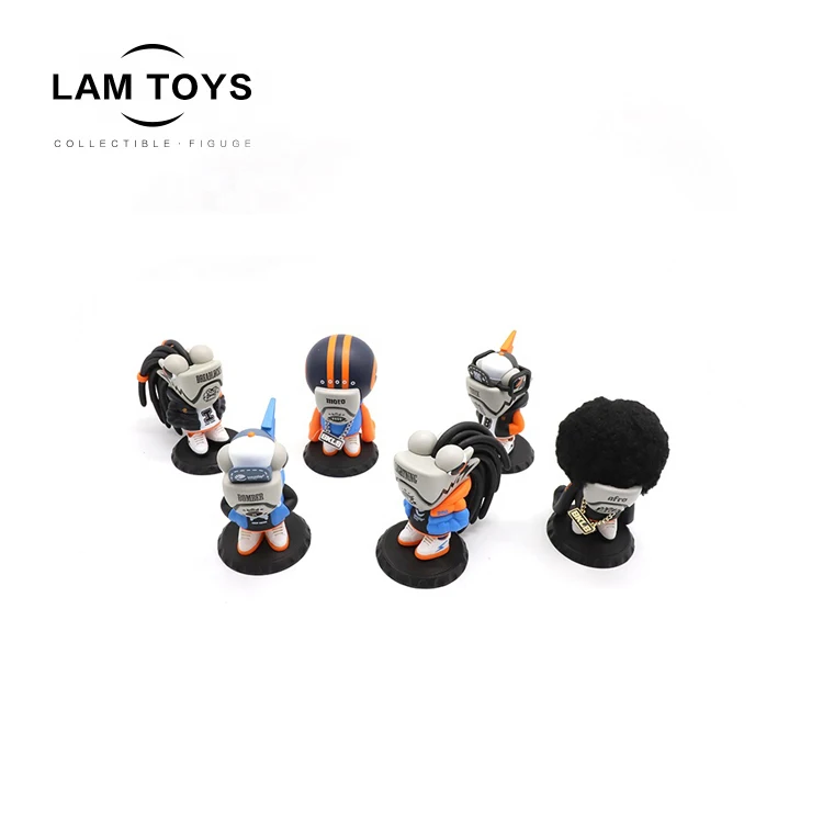 Lamtoys Professional Manufacturer 6PCS Chameleon Blind Box Toys Vinyl Pvc Cartoon Action Figure