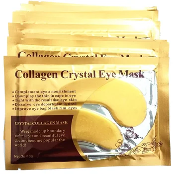 Wholesale Collagen Eye Patches 24K Gold Under Eye Mask OEM Reduce Dark Circles Anti-wrinkle Hyaluronic Acid Eye Patch Hydrogel