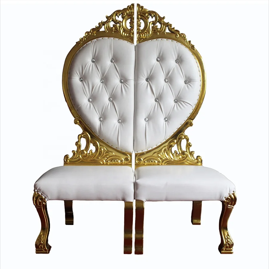 Luxury Royal Wedding Throne Sofa Chairs For Bride And Groom Used