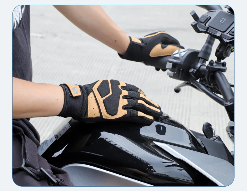 Unisex Motorcycle Gloves Winter Fabric Touch Screen Full Finger Hand Gloves For Sport Cycling Motorcycle Bike factory