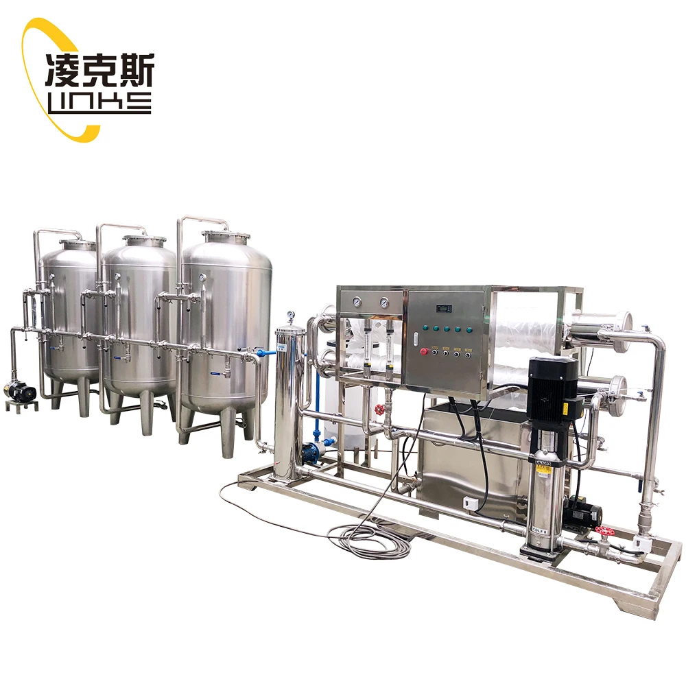 Links Stainless Steel RO Water Filter Purifier, Reverse Osmosis System Treatment Machine, Drinking/Cosmetic/Industrial Factory