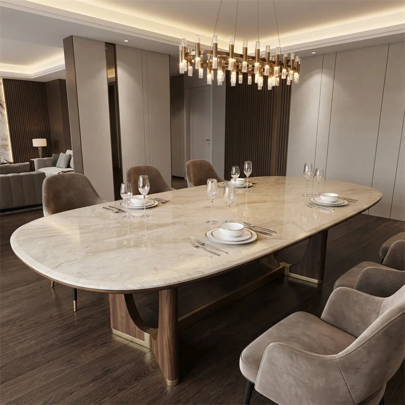 product luxury marble dining table  floor tiles tajmahal  design for hotel kitchen vanity top use-3