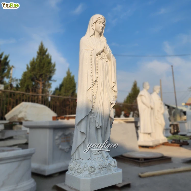 大理石風 聖母マリア像 彫像 彫刻高さ 約29ｃｍ キリスト教美術 カトリック セール！即日納品！ 大理石風 聖母マリア像 彫像 彫刻高さ 約