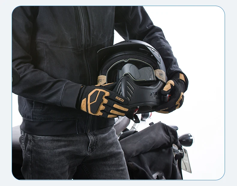 Unisex Motorcycle Gloves Winter Fabric Touch Screen Full Finger Hand Gloves For Sport Cycling Motorcycle Bike factory