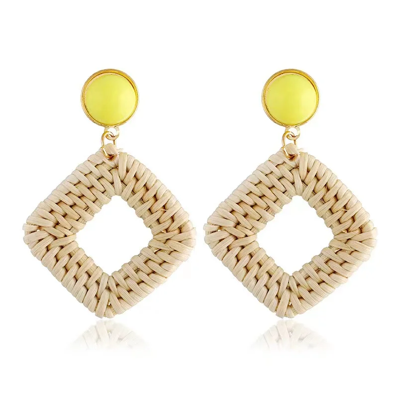 rattan earrings amazon