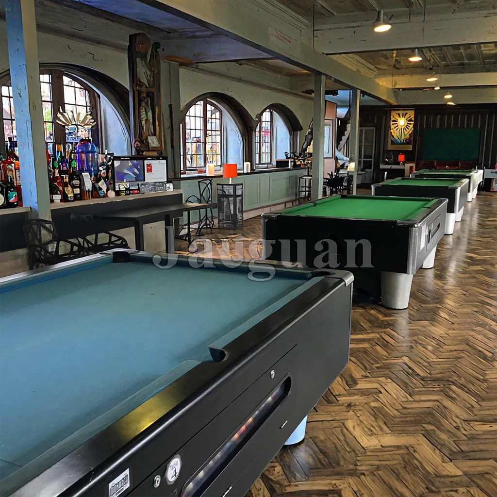 7피트 8피트 원목 고급 당구대 코인 운영 가정용 9볼 및 8볼 토너먼트급 슬레이트 베드 당구대 판매
