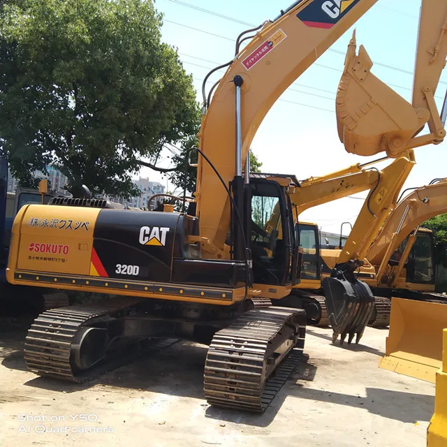 Good Work Condition 20 Ton Heavy Excavator Machine Used Caterpillar ...