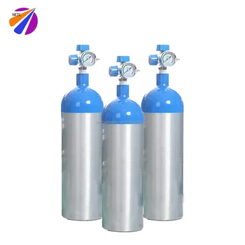 NETC Portable 2.8L/4.6L  Aluminum High Pressure Oxygen Cylinder Dot3al Medical Gas Cylinder