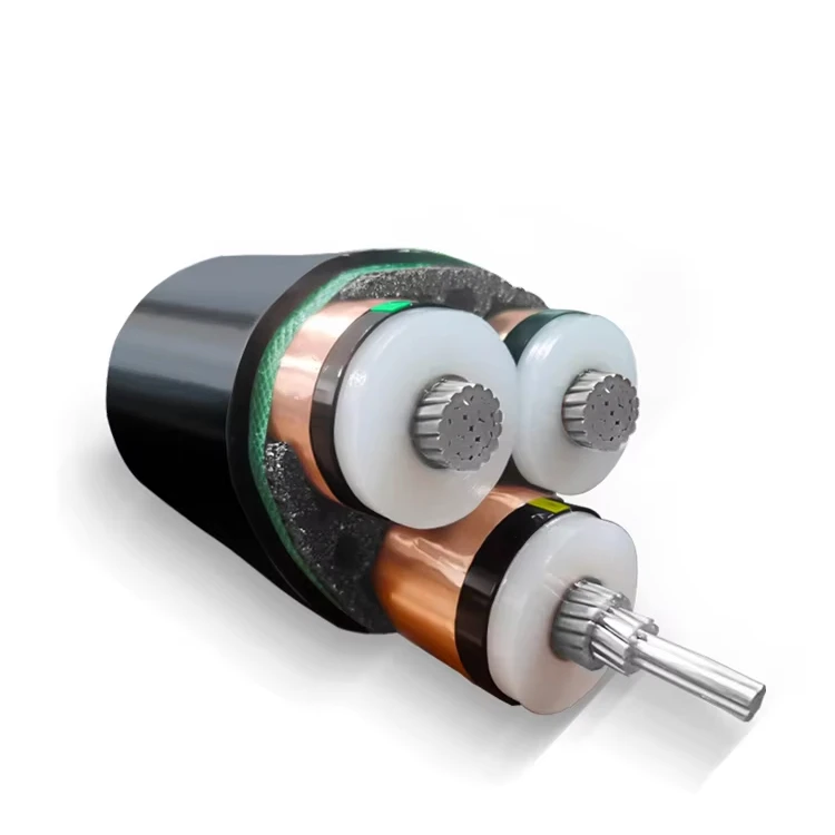 China fábrica Média Tensão 3 Core 15kV MV Alumínio XLPE PVC Cabo Sta/Swa Xlpe Cabo 35 kV Cabo De Alimentação