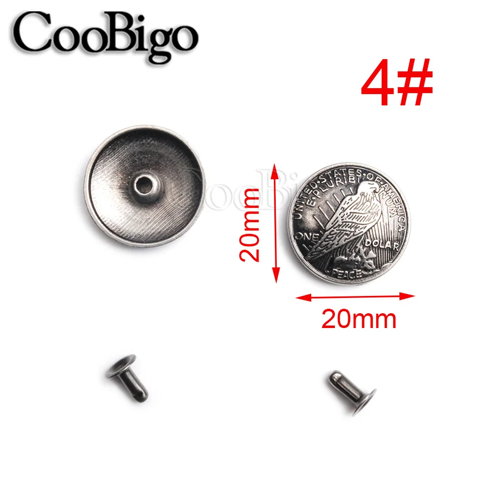 Металлические заклепки шпильки пуговицы кожаные сумки одежда обувь браслет сделай сам ремесло Декор аксессуары цветочный щит Орел