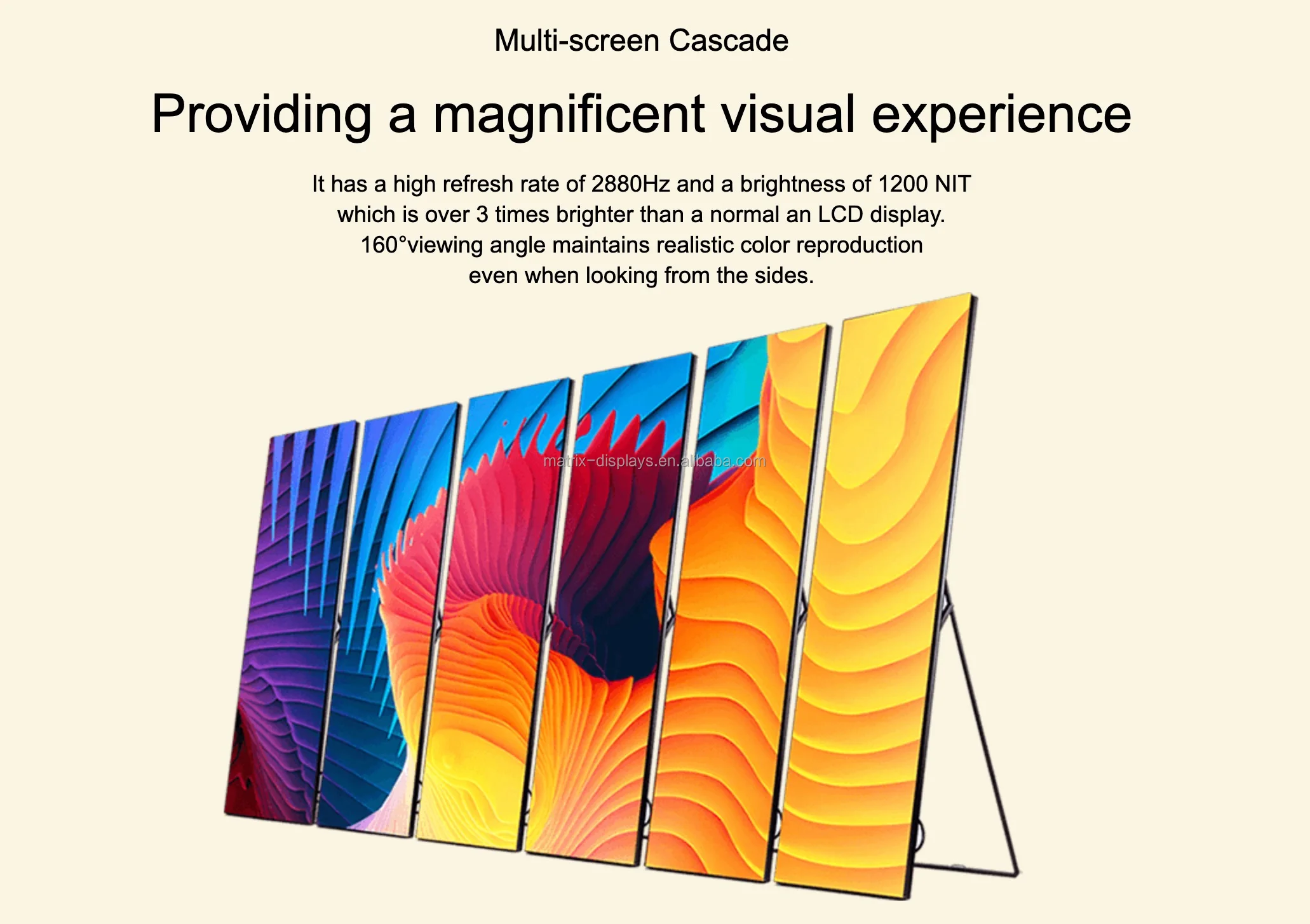 5000nits Indoor Led Poster Display P2.5 P2 P3 USB 4G Smart Control Frontage