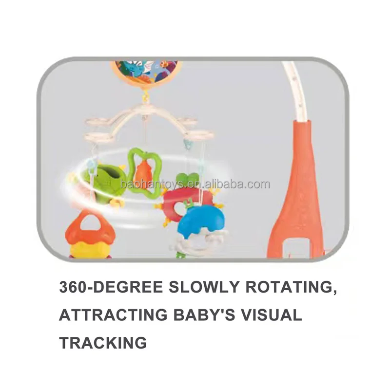 Baby Toys Remote Control Projection Musical Bed Bell Baby Crib Hanging Toy Mobile Baby Crib Mobile With Music