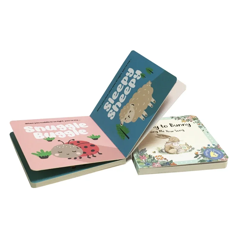 product customized kids hardcover demand board book printing services children thick cardboard book-23