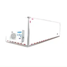 Mobile cold storage splitter for mobile freezers up to 12 cubic meters