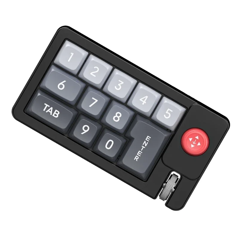 K810 Mini Mechanical Keyboard Wired Keypad 12 Keys Macro Definition Customized Keypad RGB Numeric Keypads