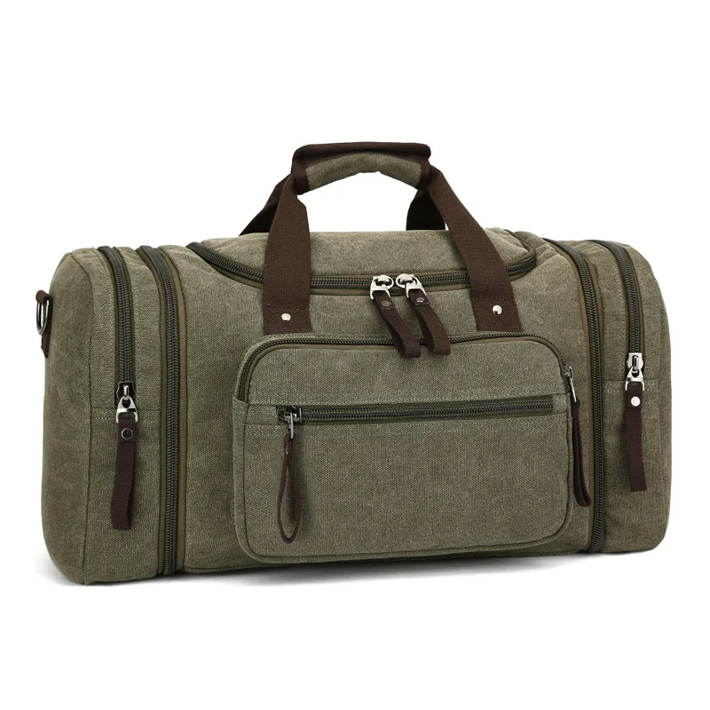 Bolsa De Equipaje De Lona Portátil Para Hombre,Bolso De Viaje De Alta  Calidad,50l/60l,Uso Diario - Buy Bolsa De Ordenador Portátil,Bolsa De  Ordenador Portátil De Cuero,Bolsa De Viaje Product on Alibaba.com