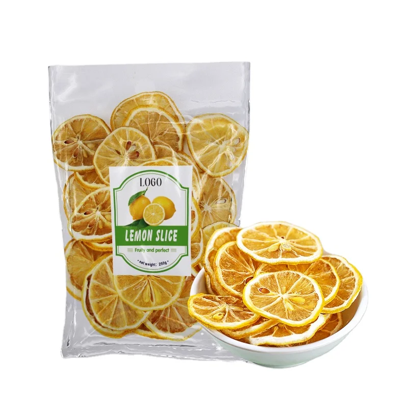 Factory Directly Supply Individually Wrapped Dry Lemon Sour Taste FD Drying Process Water Preservation Bulk Packaging