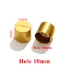 10 mm en dorado [aproximadamente 2,6 g por pieza]
