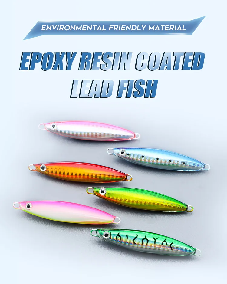 Thorforce Custom Lead Jigging Lures Coated With Resin 7.08cm 46g