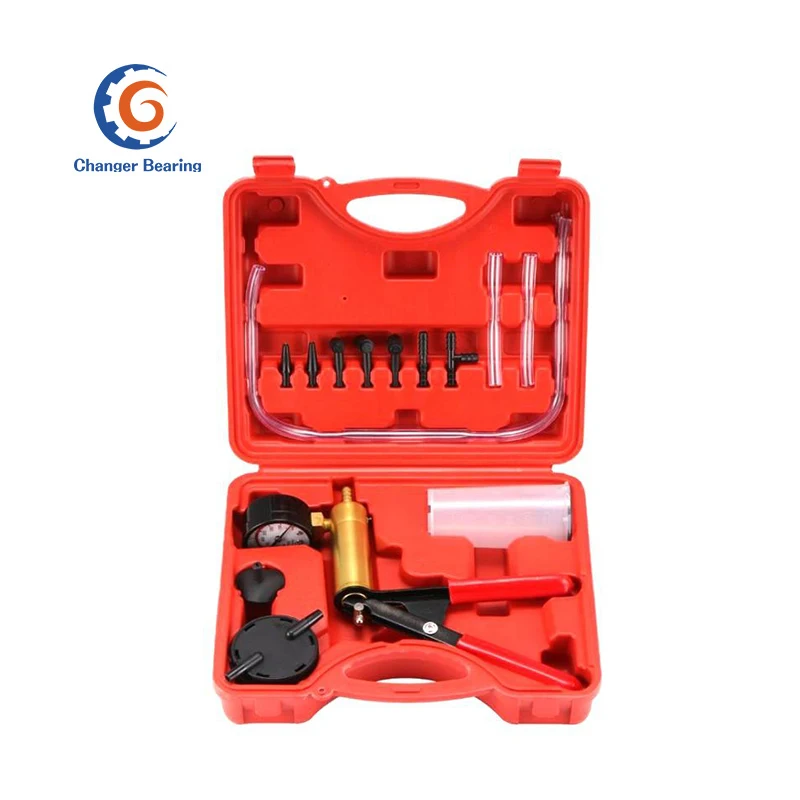 2 в 1 Тормозной сброс вакуумного насоса под воздействием тормозной жидкости для жесткого диска инструмент ремонта автомобиля с руководство по эксплуатации на английском языке